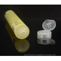 Plastic Tube with Clear Flip Top Cap for Cosmetic Packaging